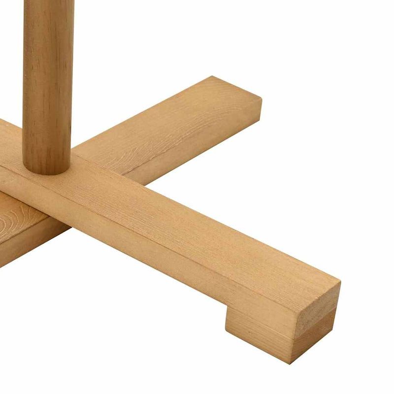 vidaXL Wooden Christmas Tree with Stand Brown 150 cm Bamboo