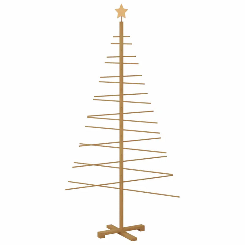 Wooden Christmas Tree KOTKA 180 cm Bamboo and solid pine wood