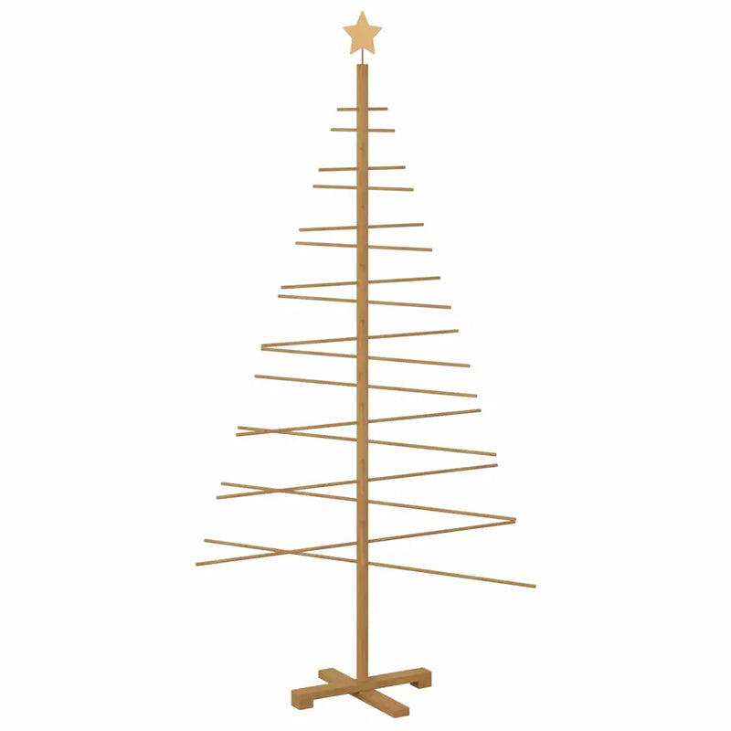 Wooden Christmas Tree KOTKA 180 cm Bamboo and solid pine wood