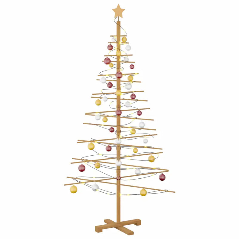 Wooden Christmas Tree KOTKA 180 cm Bamboo and solid pine wood