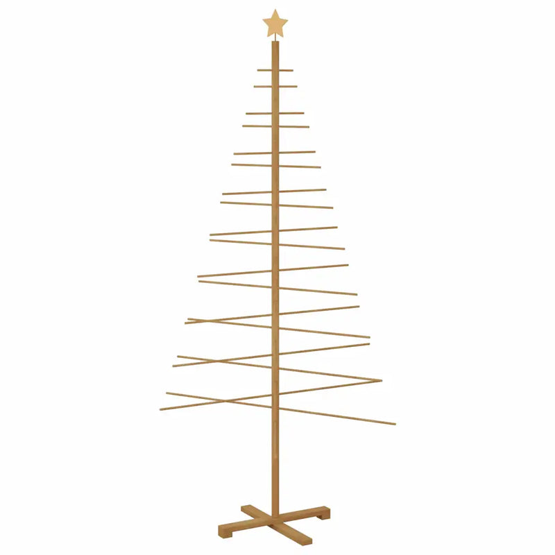 Wooden Christmas Tree KOTKA 210 cm Bamboo and solid pine wood