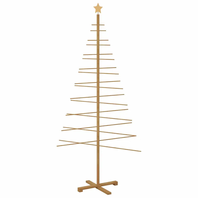 Wooden Christmas Tree KOTKA 210 cm Bamboo and solid pine wood