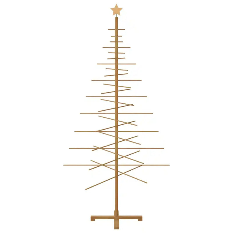 Wooden Christmas Tree KOTKA 210 cm Bamboo and solid pine wood