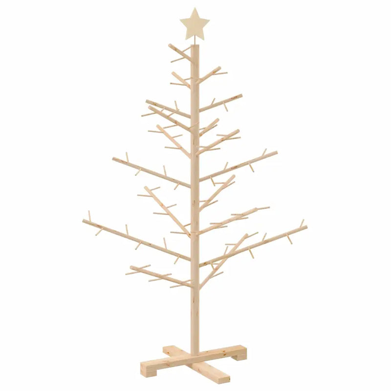 Wooden Christmas Tree KOTKA 125 cm Bamboo and solid pine wood