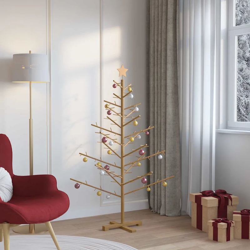 Wooden Christmas Tree KOTKA 150 cm Bamboo and solid pine wood