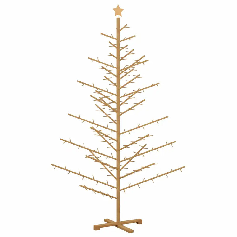 Wooden Christmas Tree KOTKA 210 cm Bamboo and solid pine wood
