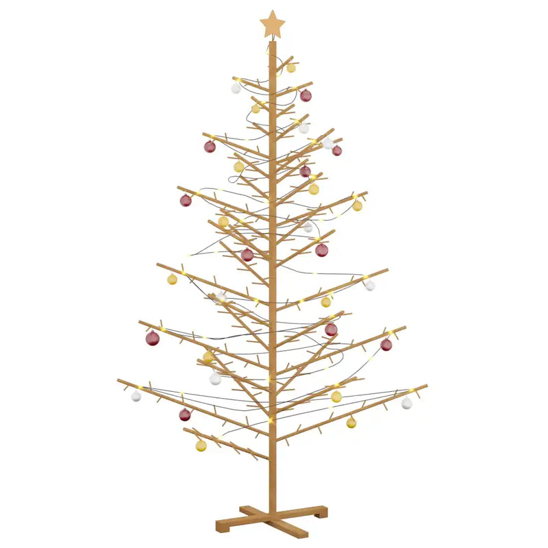Wooden Christmas Tree KOTKA 210 cm Bamboo and solid pine wood