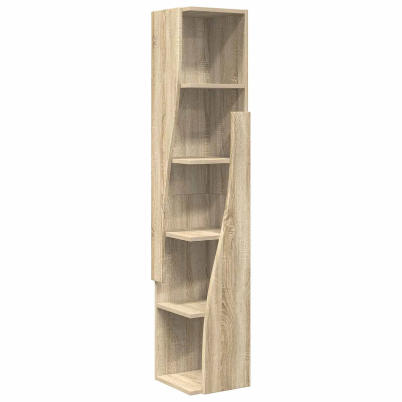 Corner Cabinet 27,5x27x140cm Engineered Wood Sonoma Oak