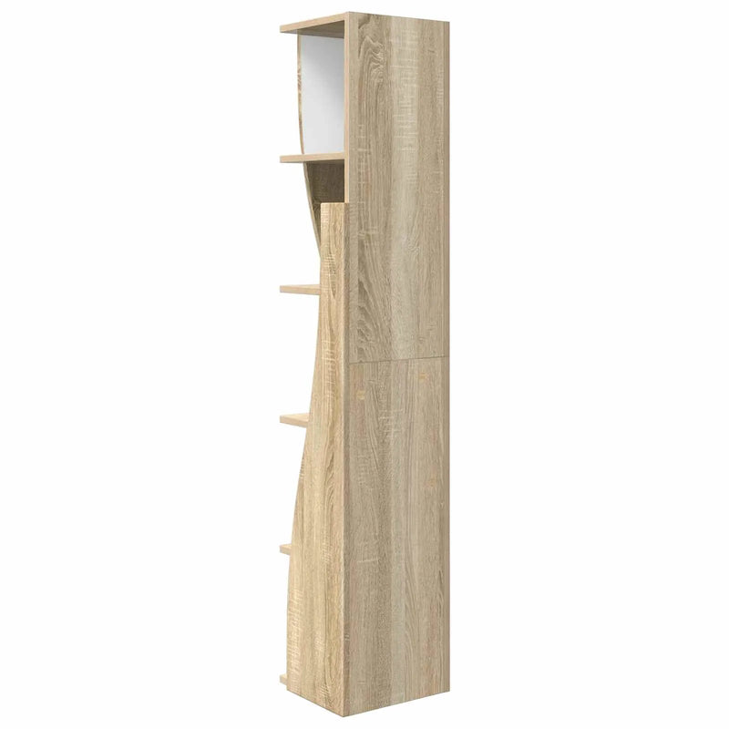 Corner Cabinet 27,5x27x140cm Engineered Wood Sonoma Oak