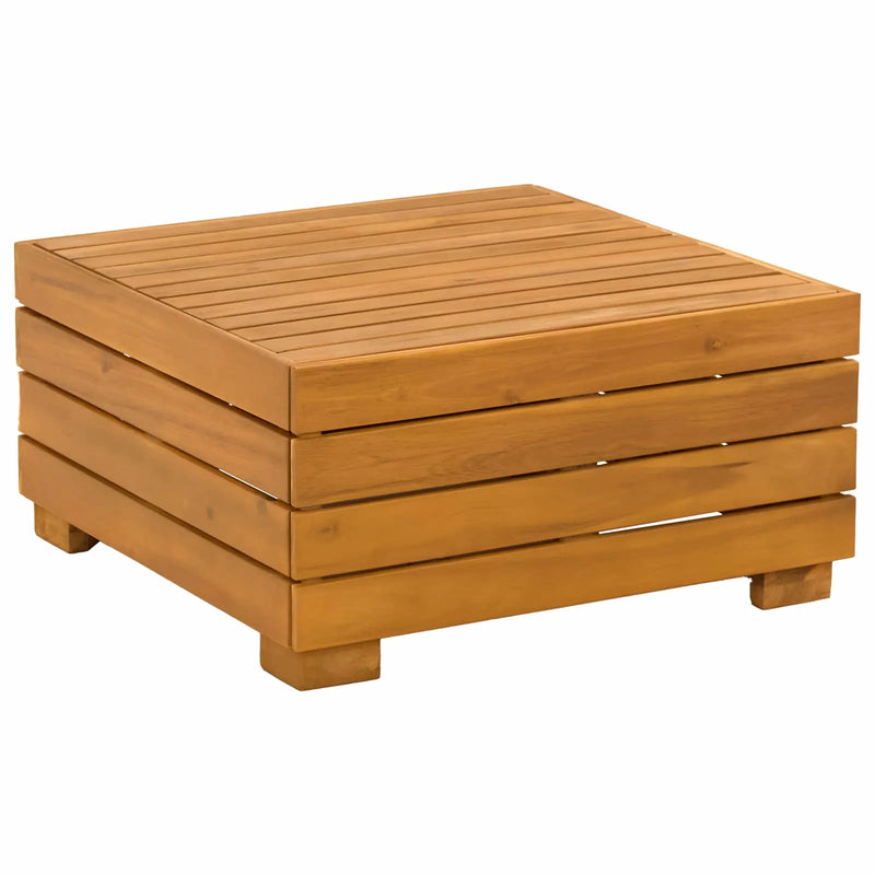 Outdoor Sofa Set with Cushion 5 Piece Brown Solid Acacia Wood