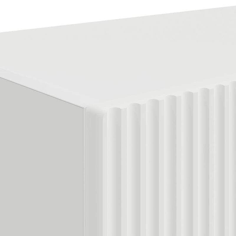 vidaXL TV Wall Cabinet 2 pcs White 60 x 31 x 29.5 cm Engineered Wood