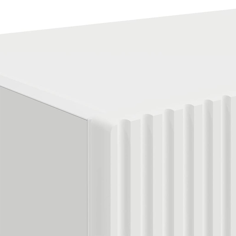vidaXL TV Wall Cabinet 2 pcs White 60 x 31 x 29.5 cm Engineered Wood