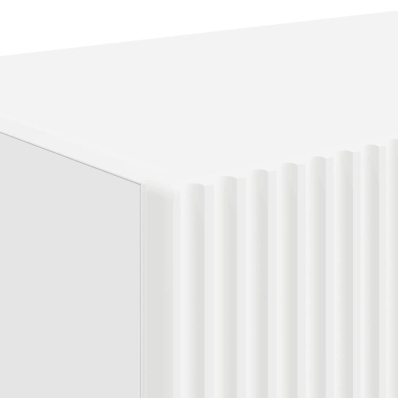 vidaXL TV Wall Cabinet 2 pcs White 60 x 31 x 29.5 cm Engineered Wood