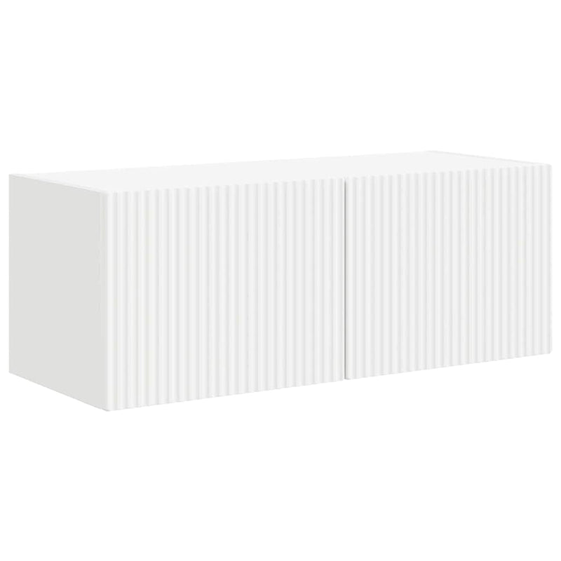 vidaXL TV Wall Cabinet 2 pcs White 60 x 31 x 29.5 cm Engineered Wood