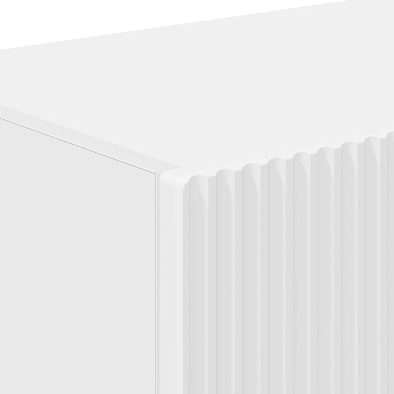 vidaXL TV Wall Cabinet 2 pcs White 60 x 31 x 29.5 cm Engineered Wood