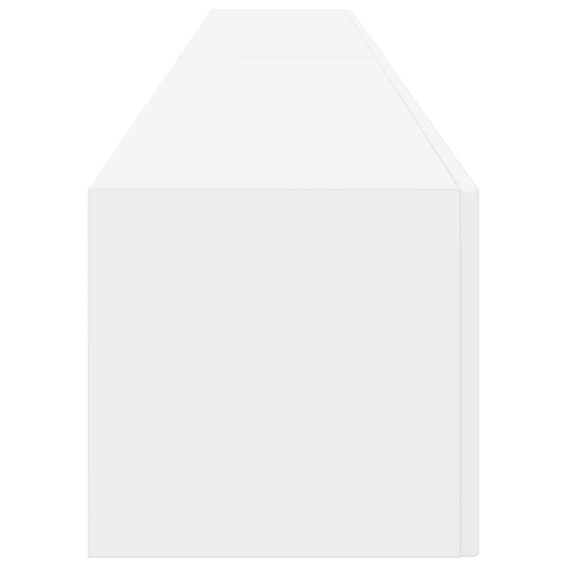 vidaXL TV Wall Cabinet 2 pcs White 60 x 31 x 29.5 cm Engineered Wood