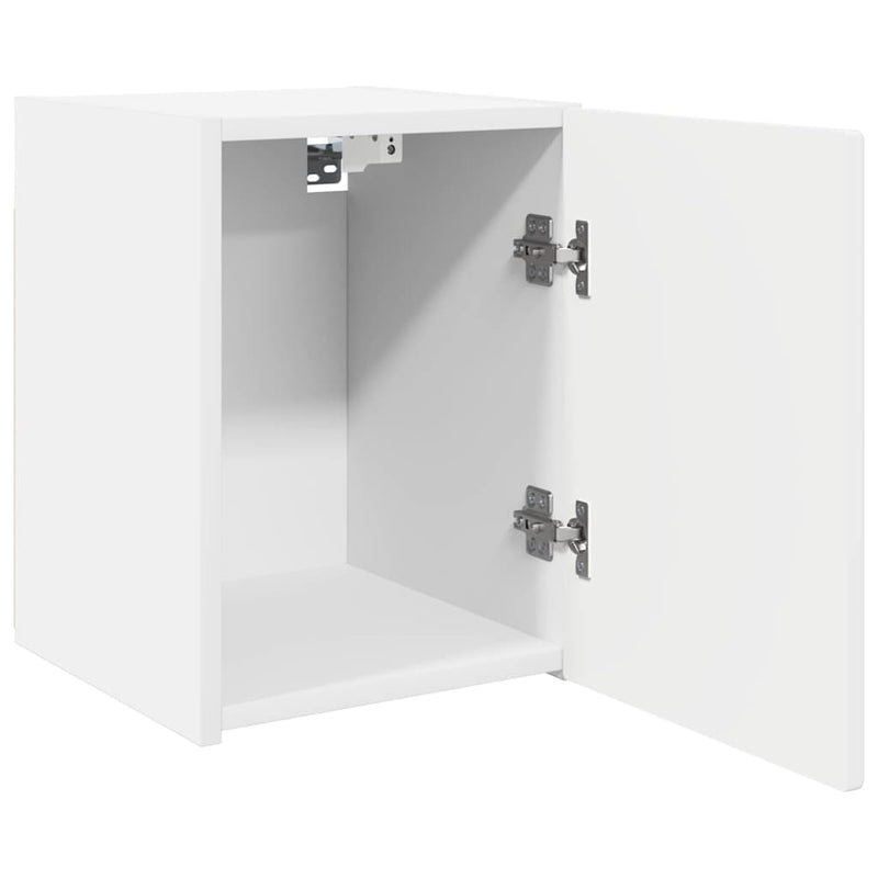 vidaXL TV Wall Cabinet 2 pcs White 30 x 31 x 40 cm Engineered Wood