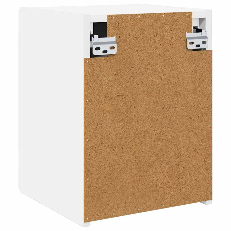 vidaXL TV Wall Cabinet 2 pcs White 30 x 31 x 40 cm Engineered Wood