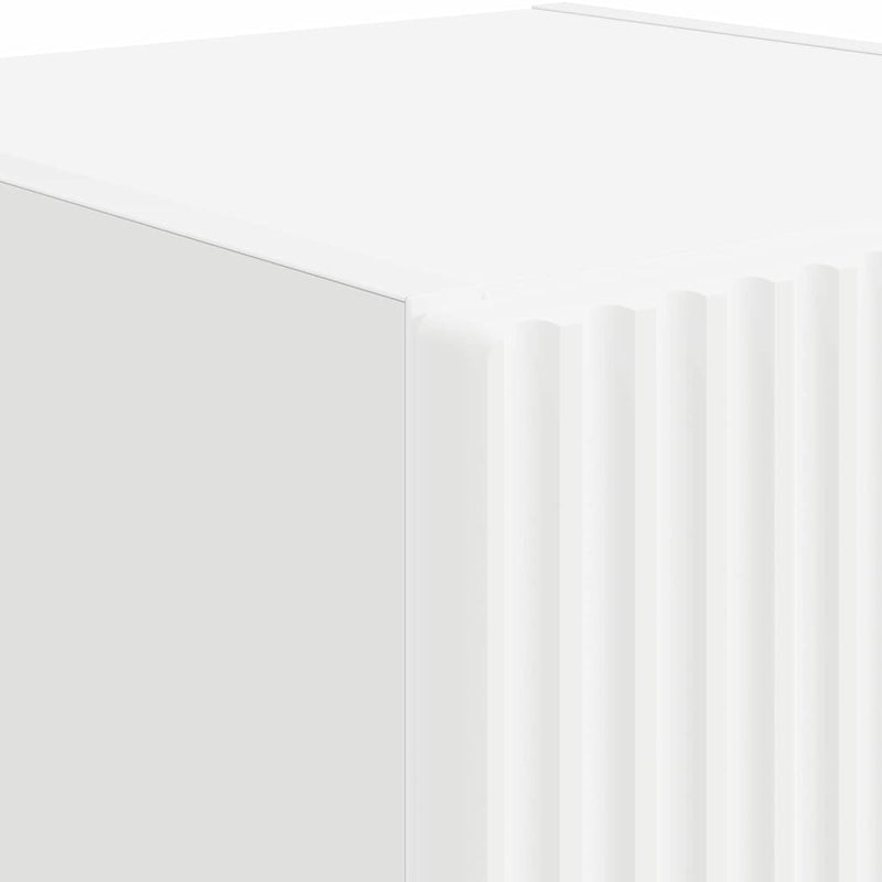 vidaXL TV Wall Cabinet 2 pcs White 30 x 31 x 60 cm Engineered Wood