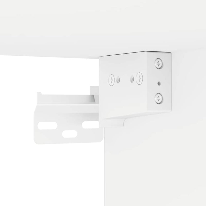 vidaXL TV Wall Cabinet 2 pcs White 30 x 31 x 80 cm Engineered Wood