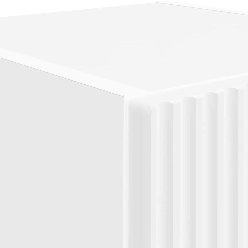 vidaXL TV Wall Cabinet 2 pcs White 30 x 31 x 100 cm Engineered Wood