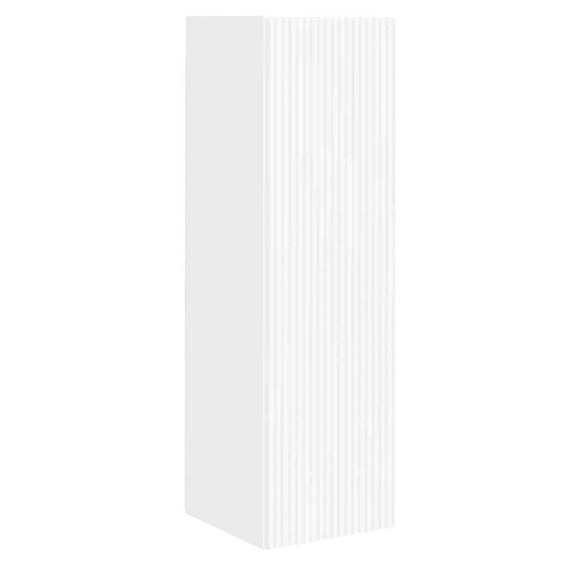 vidaXL TV Wall Cabinet 2 pcs White 30 x 31 x 100 cm Engineered Wood