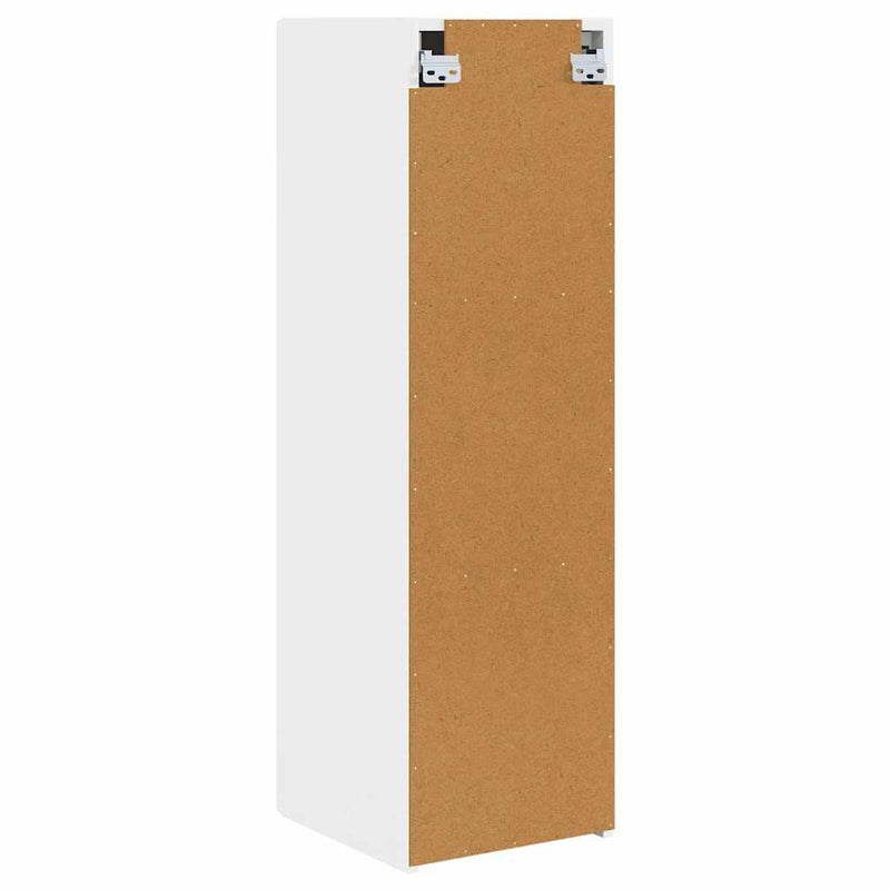 vidaXL TV Wall Cabinet 2 pcs White 30 x 31 x 100 cm Engineered Wood