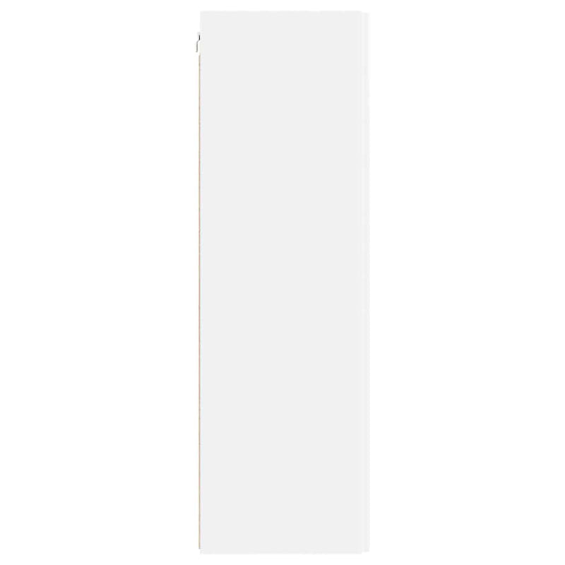 vidaXL TV Wall Cabinet 2 pcs White 30 x 31 x 100 cm Engineered Wood