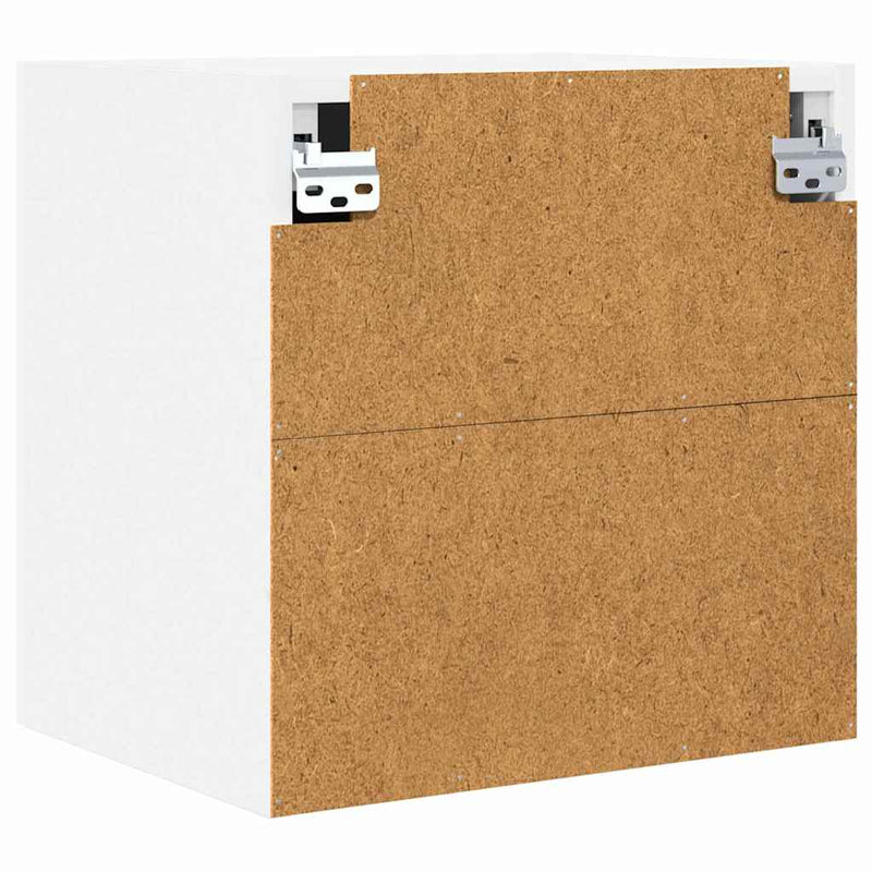 vidaXL Hanging Cabinet with Door White 40 x 31 x 40 cm Engineered Wood