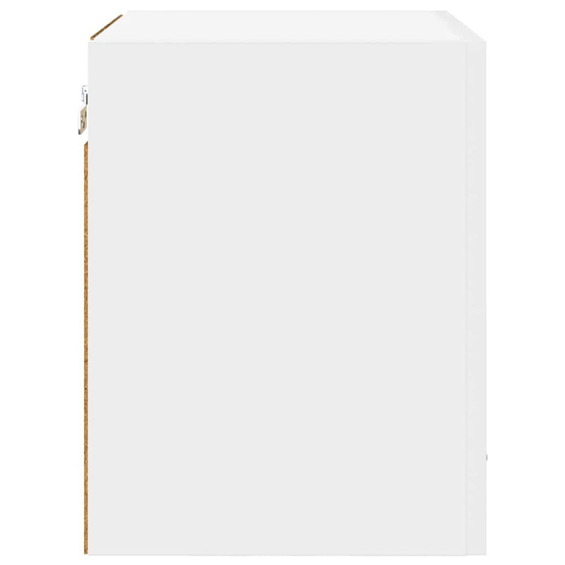 vidaXL Hanging Cabinet with Door White 40 x 31 x 40 cm Engineered Wood