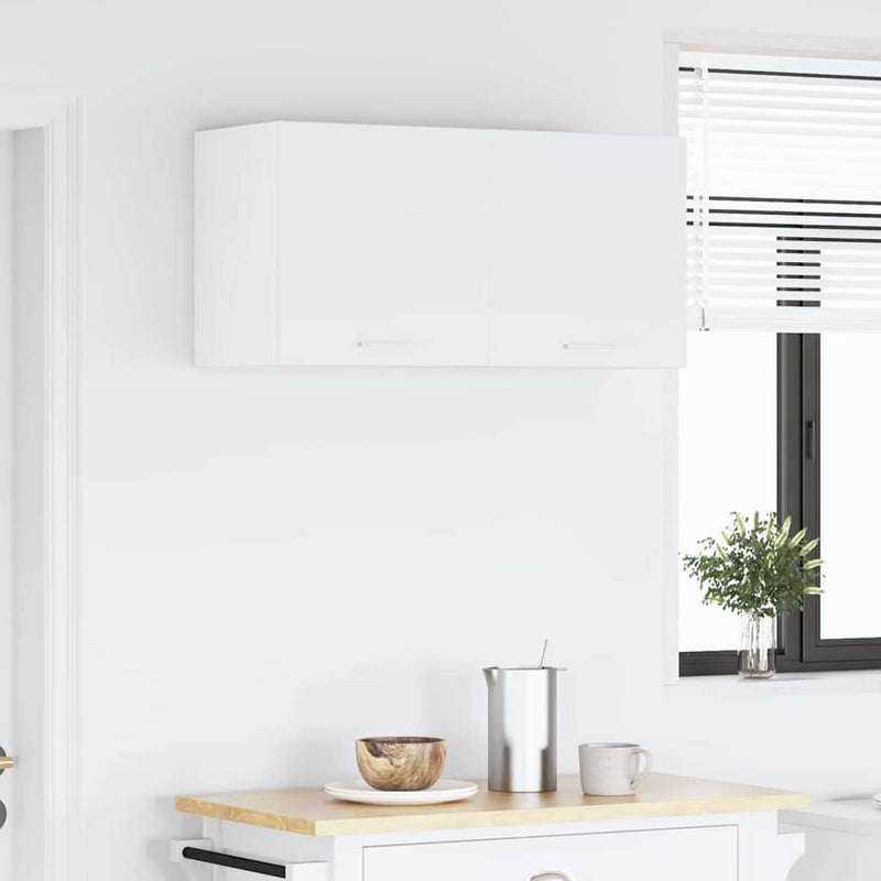 vidaXL Hanging Cabinet 2 pcs White 40 x 31 x 40 cm Engineered Wood