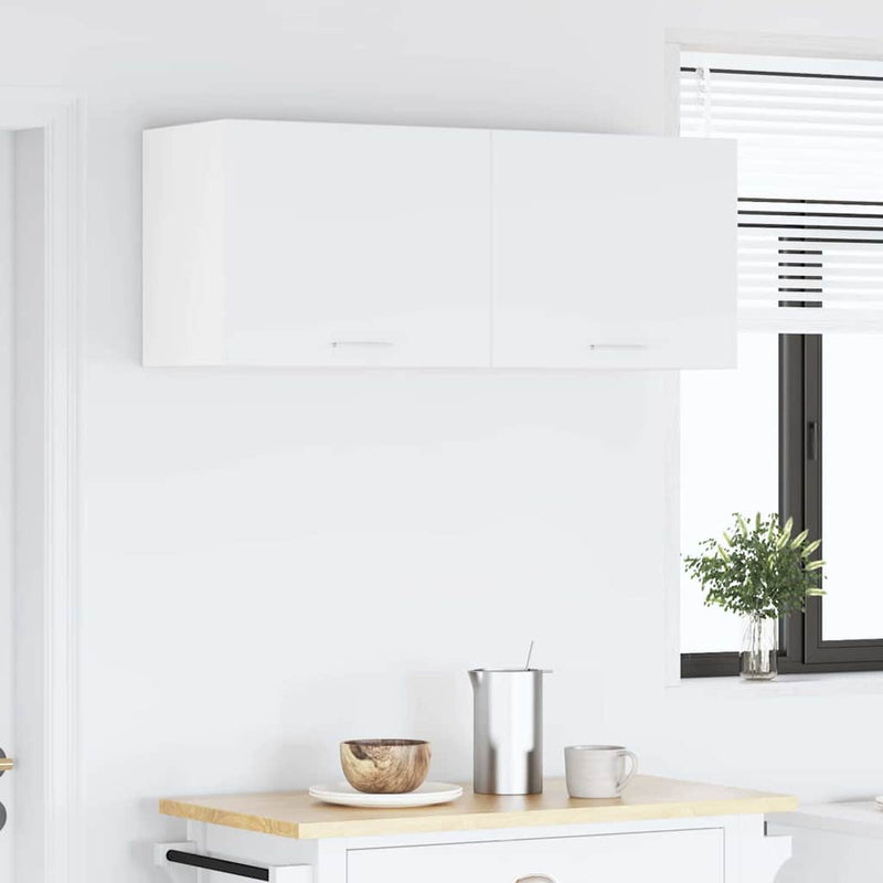vidaXL Hanging Cabinet 2 pcs White 50 x 31 x 40 cm Engineered Wood