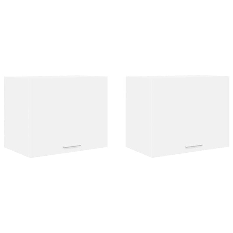 vidaXL Hanging Cabinet 2 pcs White 50 x 31 x 40 cm Engineered Wood