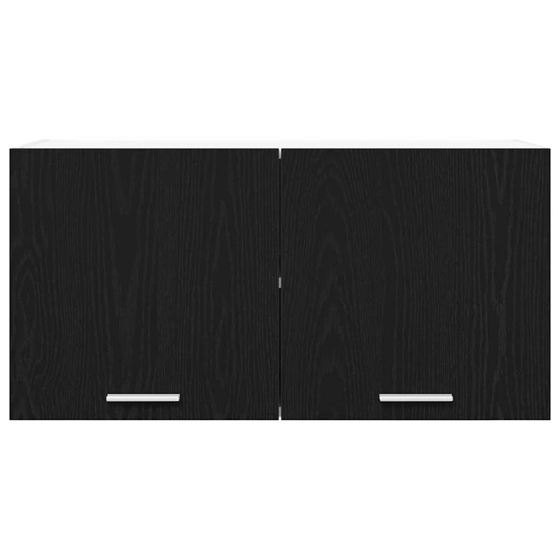 vidaXL Hanging Cabinet Black Oak 80 x 31 x 40 cm Engineered Wood