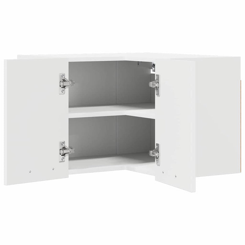 vidaXL Hanging Cabinet White 57 x 57 x 40 cm Engineered Wood