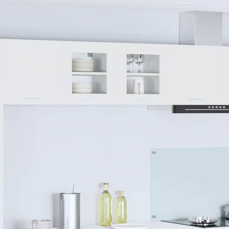 vidaXL Hanging Cabinet with Door White 40 x 31 x 40 cm Engineered Wood