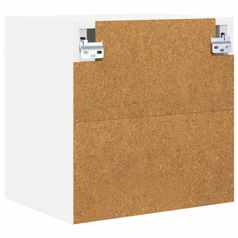 vidaXL Hanging Cabinet with Door White 40 x 31 x 40 cm Engineered Wood