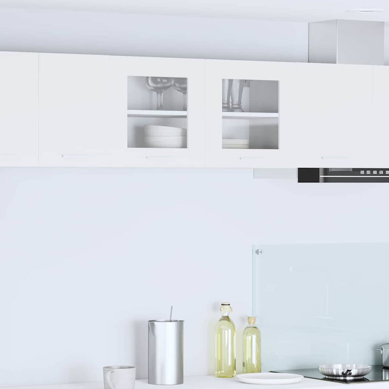 vidaXL Hanging Cabinet with Door White 80 x 31 x 40 cm Engineered Wood