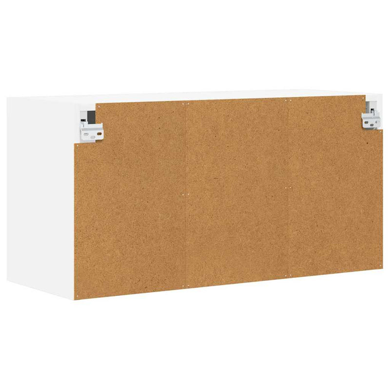 vidaXL Hanging Cabinet with Door White 80 x 31 x 40 cm Engineered Wood