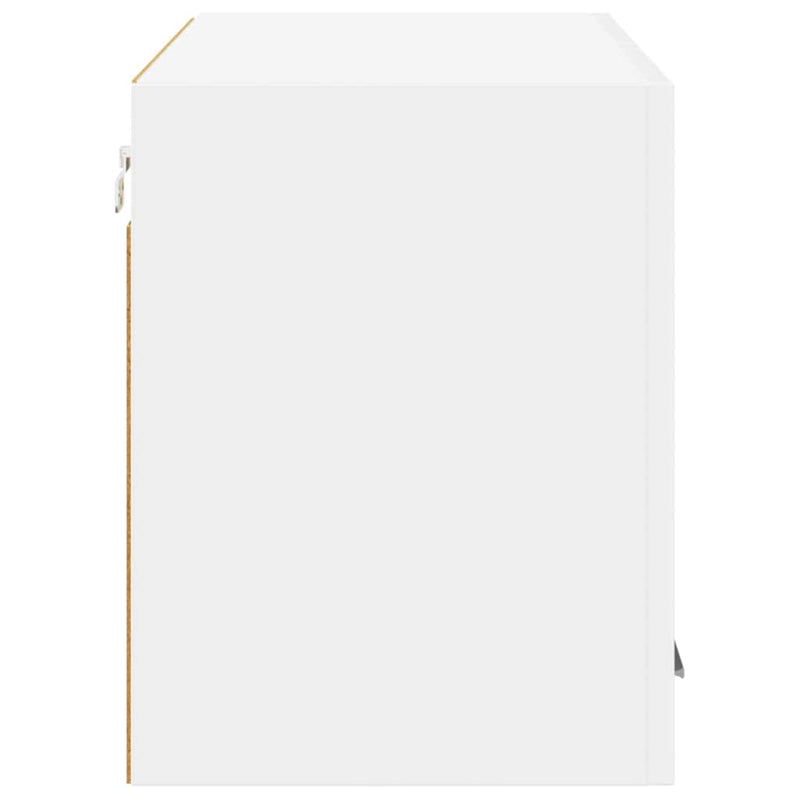 vidaXL Hanging Cabinet with Door White 80 x 31 x 40 cm Engineered Wood