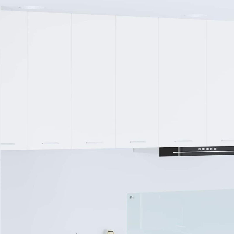 vidaXL Hanging Cabinet with Door White 30 x 31 x 80 cm Engineered Wood
