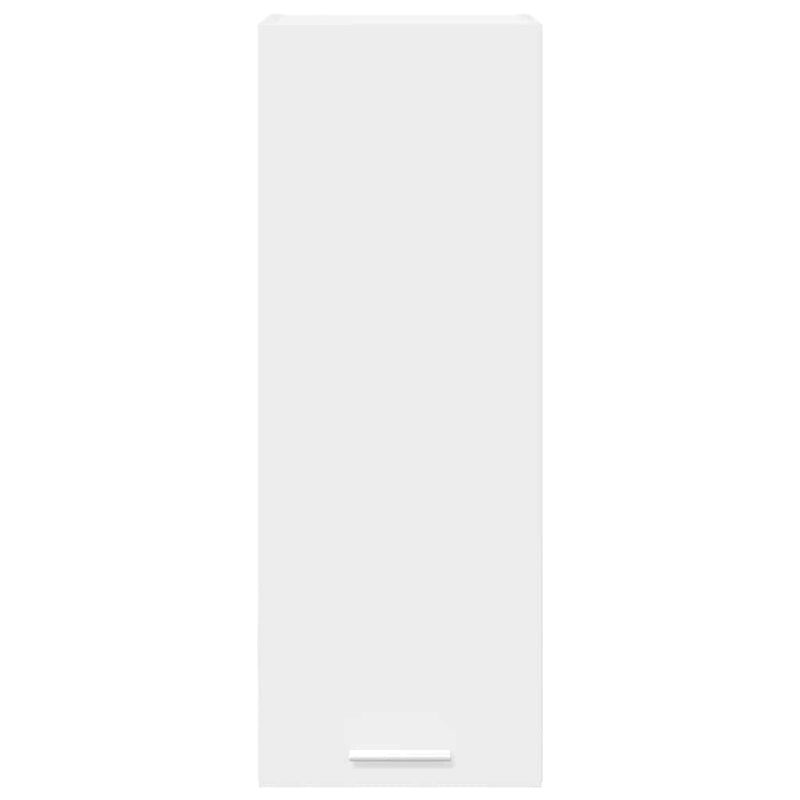 vidaXL Hanging Cabinet with Door White 30 x 31 x 80 cm Engineered Wood