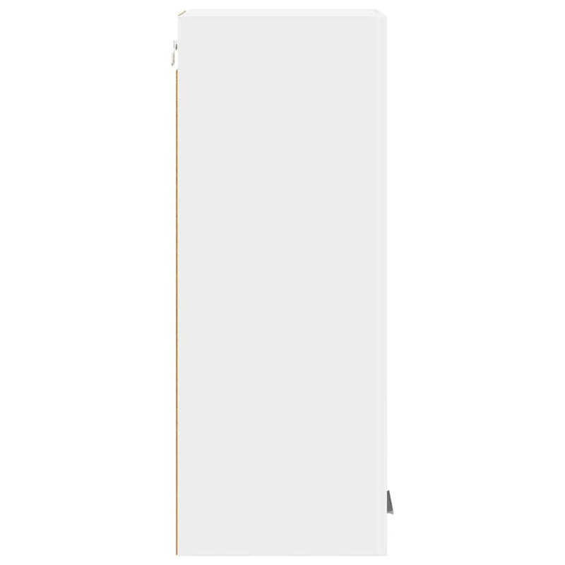 vidaXL Hanging Cabinet 2 pcs White 30 x 31 x 80 cm Engineered Wood