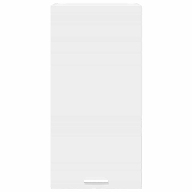 vidaXL Hanging Cabinet with Door White 40 x 31 x 80 cm Engineered Wood