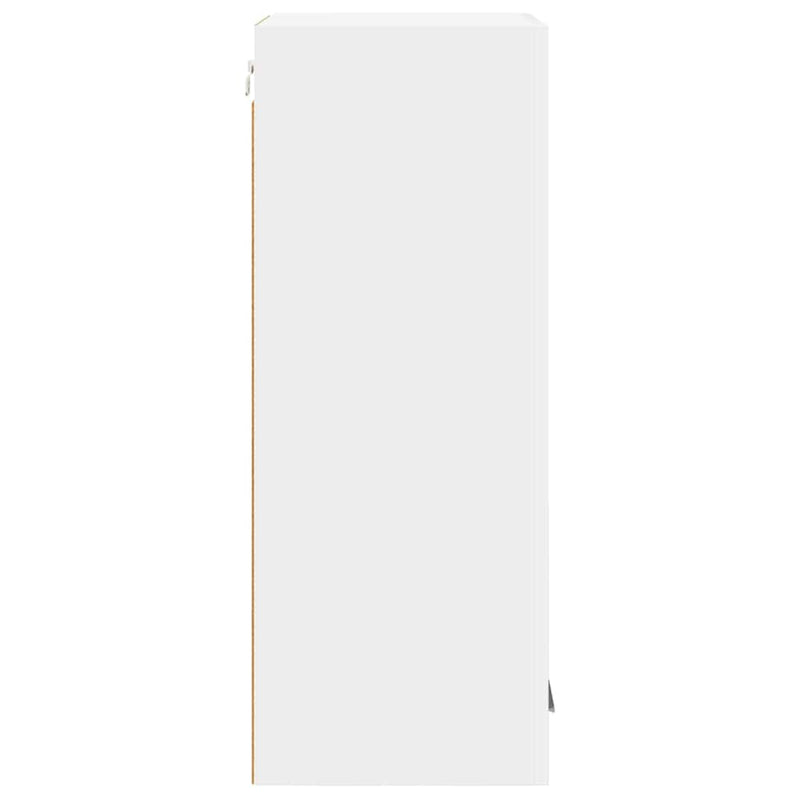 vidaXL Hanging Cabinet with Door White 40 x 31 x 80 cm Engineered Wood