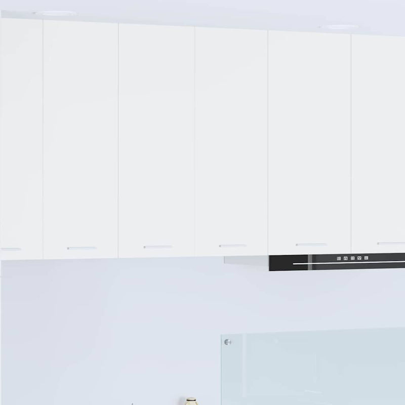 vidaXL Hanging Cabinet with Door White 60 x 31 x 80 cm Engineered Wood