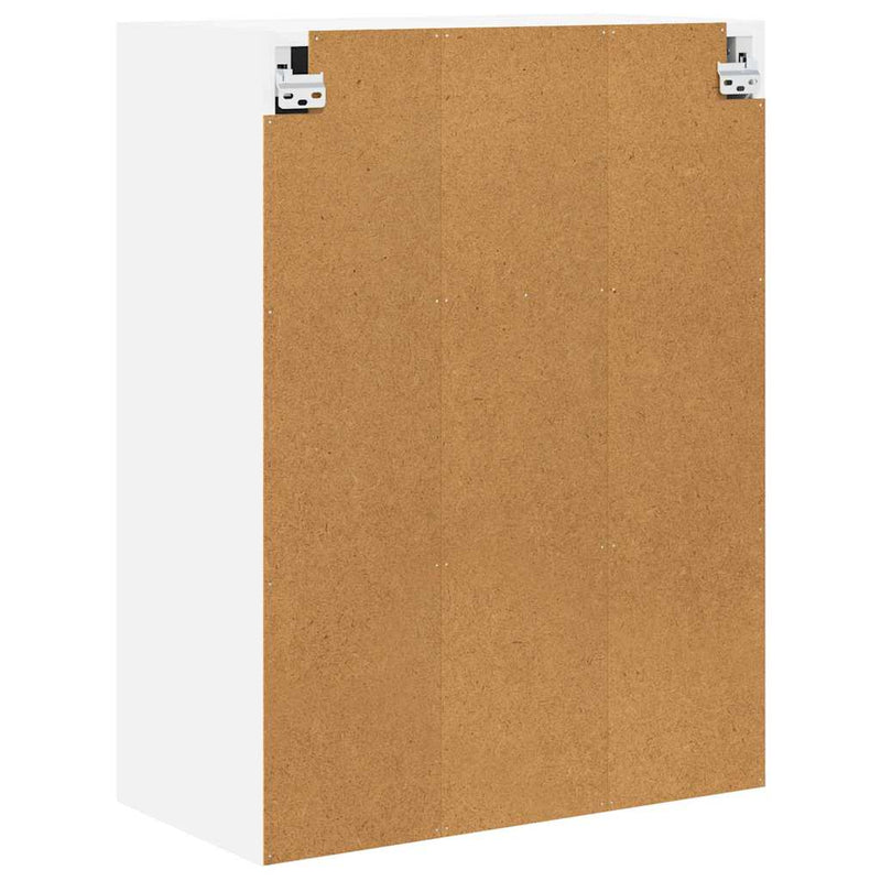 vidaXL Hanging Cabinet with Door White 60 x 31 x 80 cm Engineered Wood
