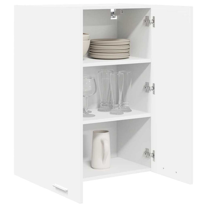 vidaXL Hanging Cabinet with Door White 60 x 31 x 80 cm Engineered Wood