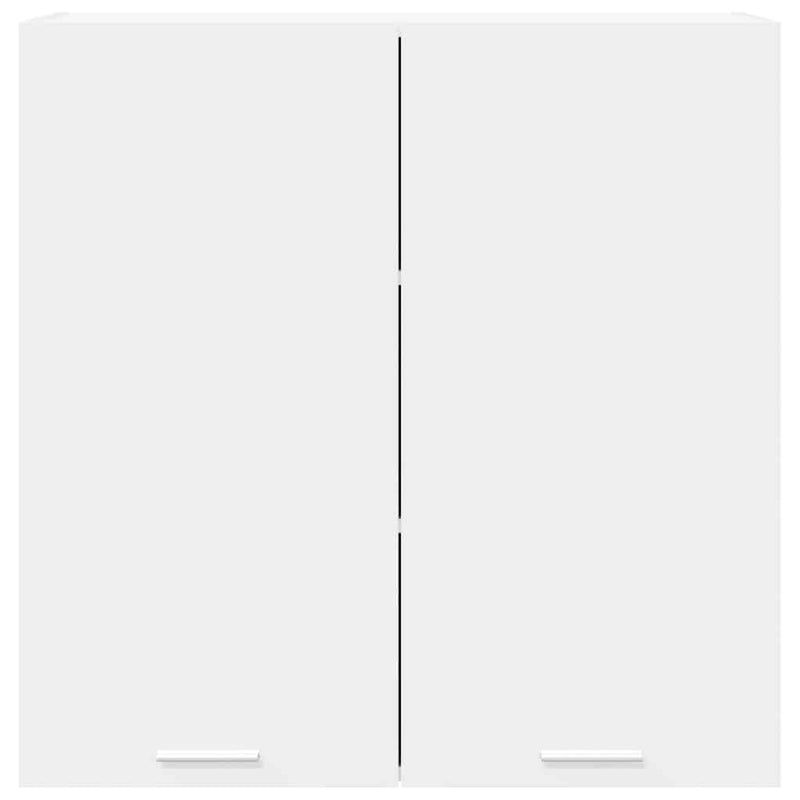 vidaXL Hanging Cabinet with Door White 80 x 31 x 80 cm Engineered Wood