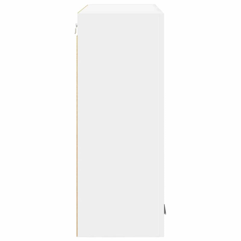 vidaXL Hanging Cabinet with Door White 80 x 31 x 80 cm Engineered Wood